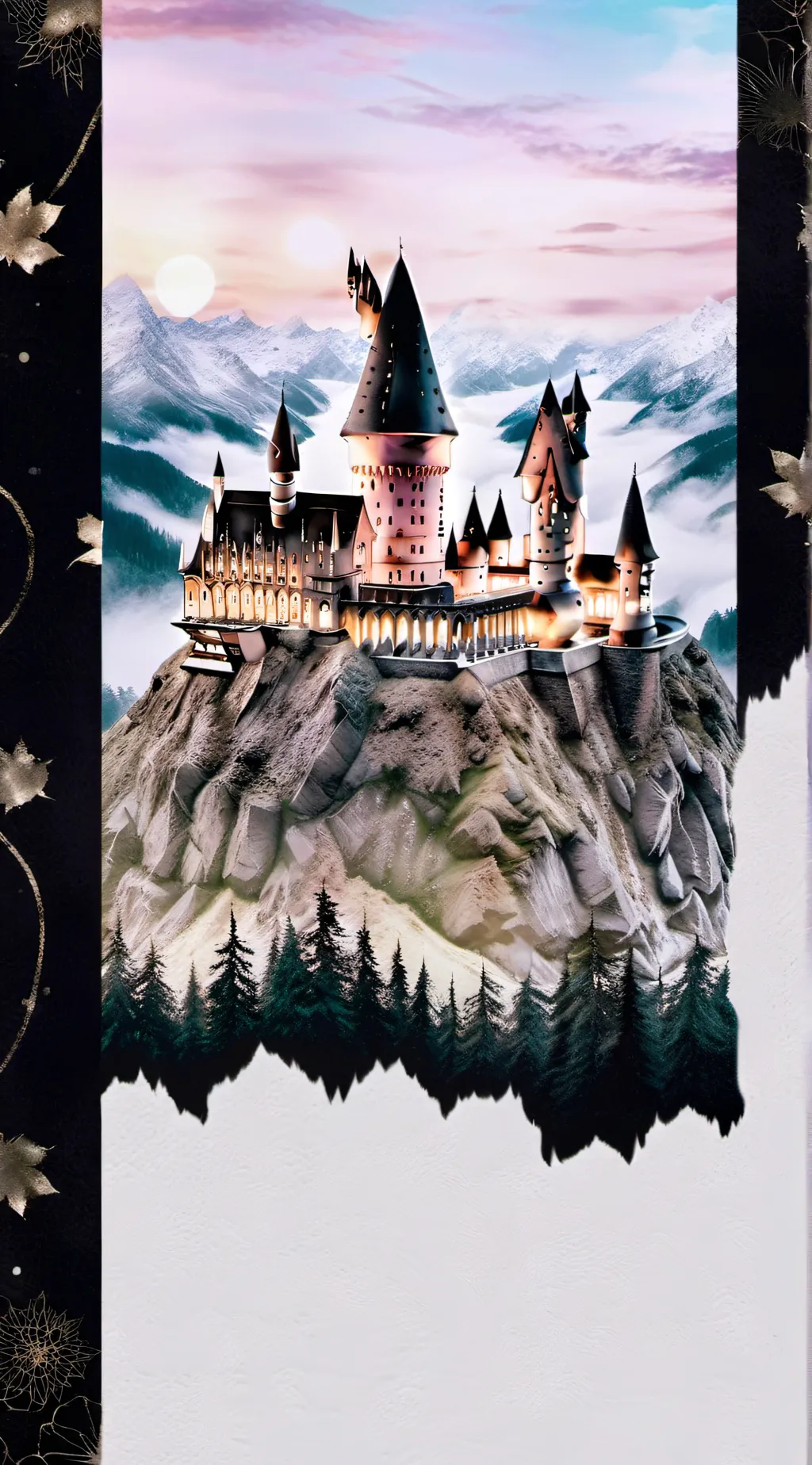 ai character: Hogwarts  background