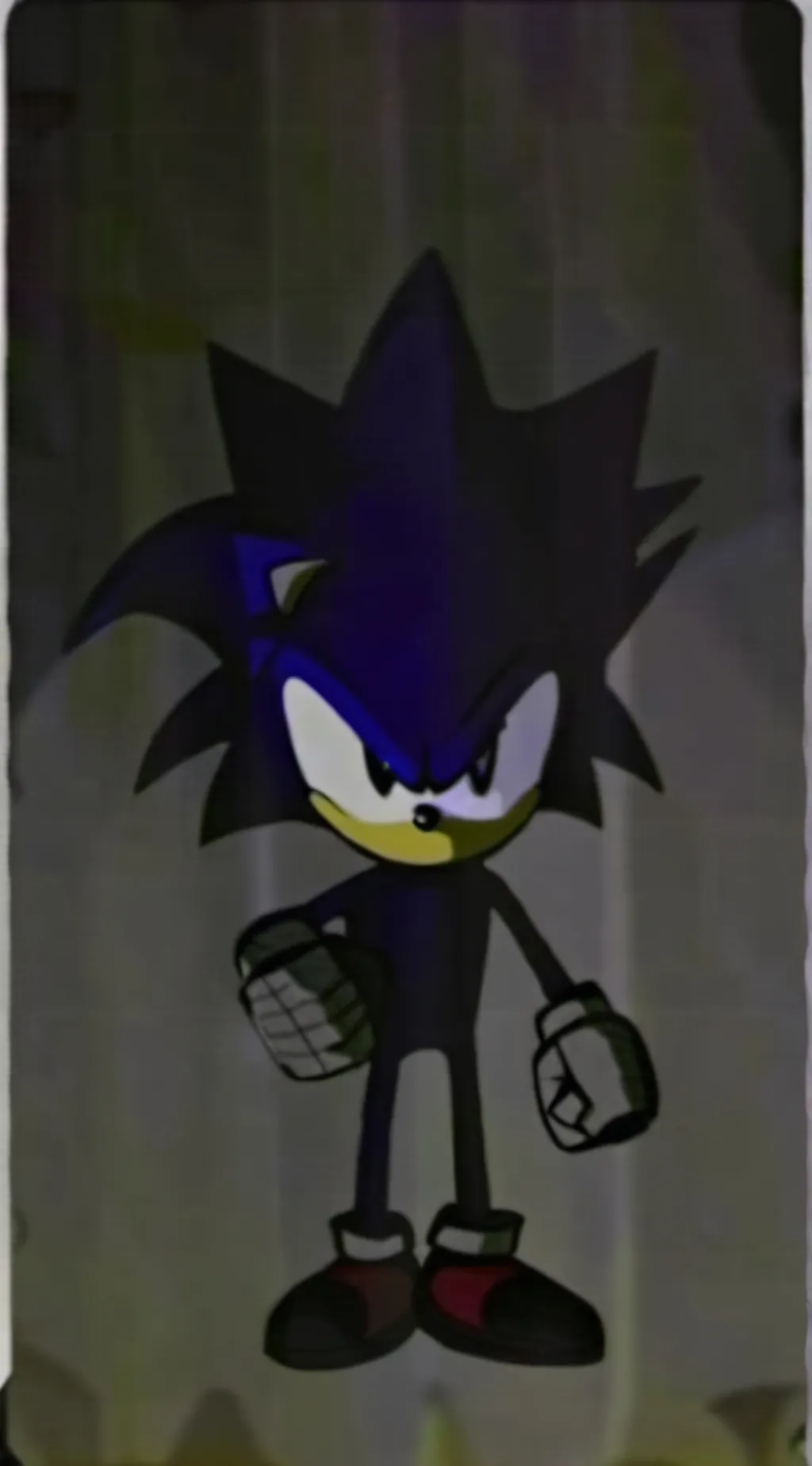 ai character: Dark sonic background