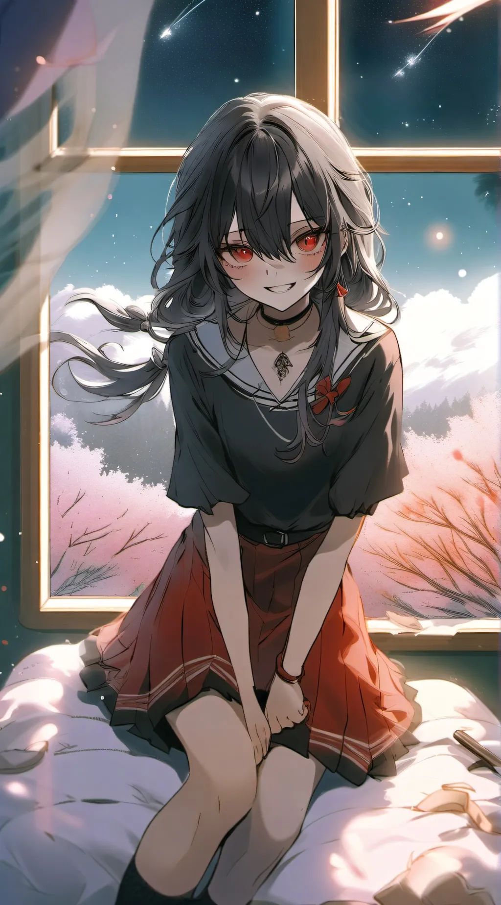 ai character: Andrea  background