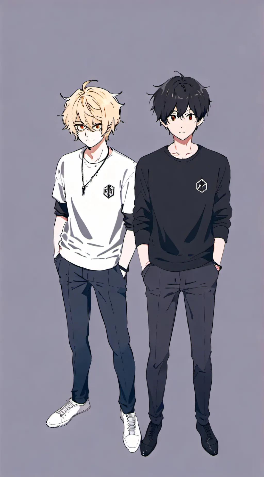 ai character: ross and axel background