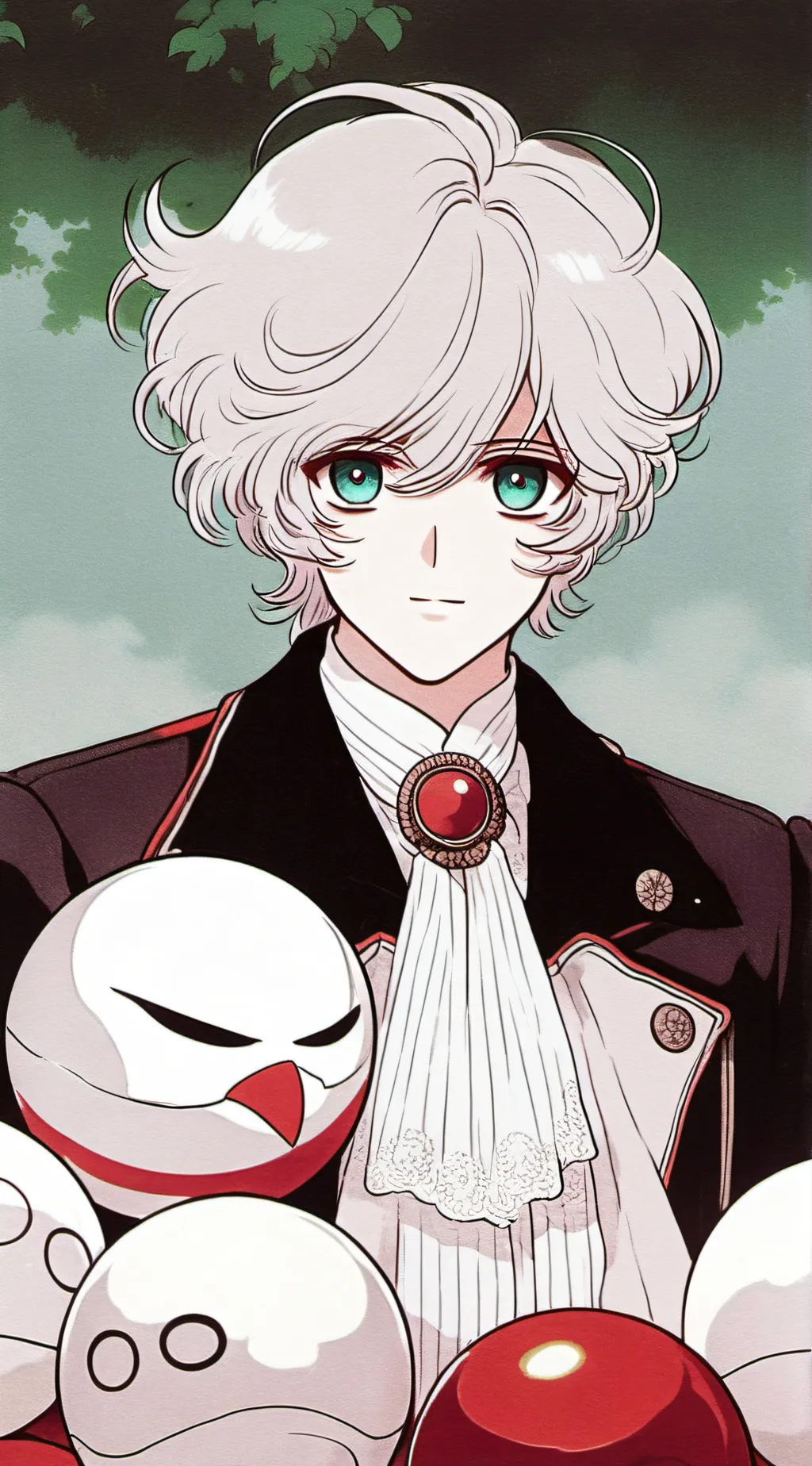 ai character: COUNTRYBALLZ background