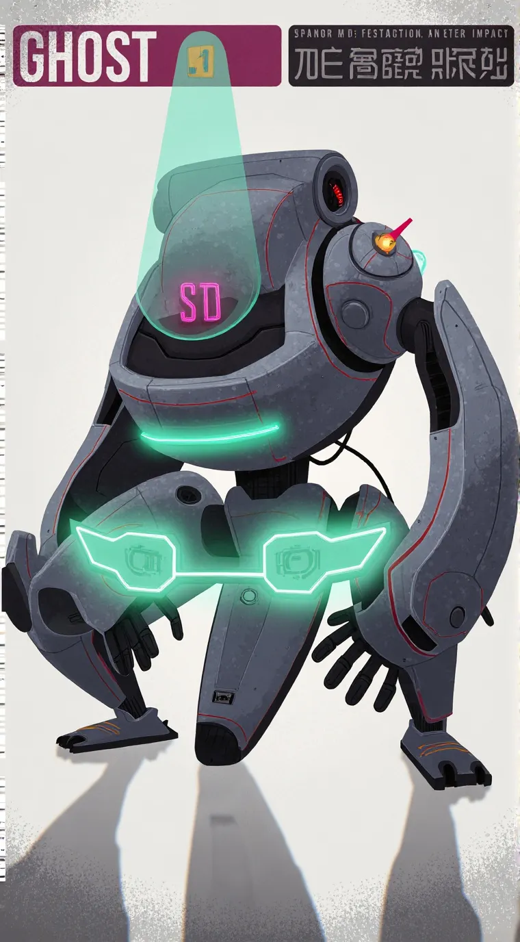 ai character: S.D background