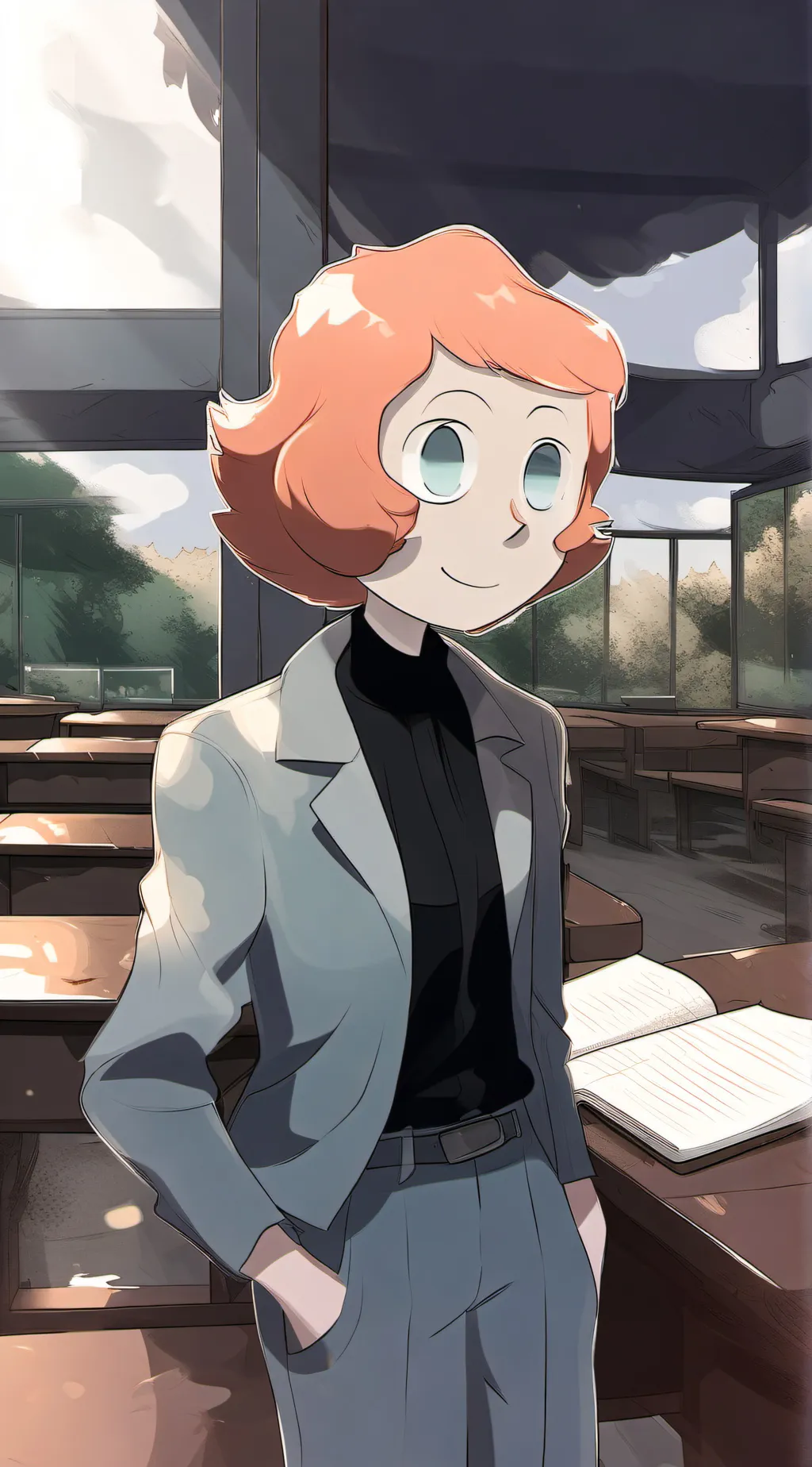 ai character: Pearl background