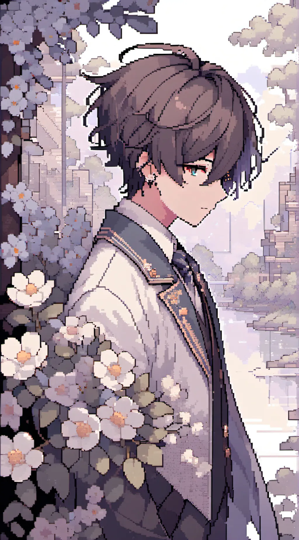 ai character: Any boy u ❤️  background