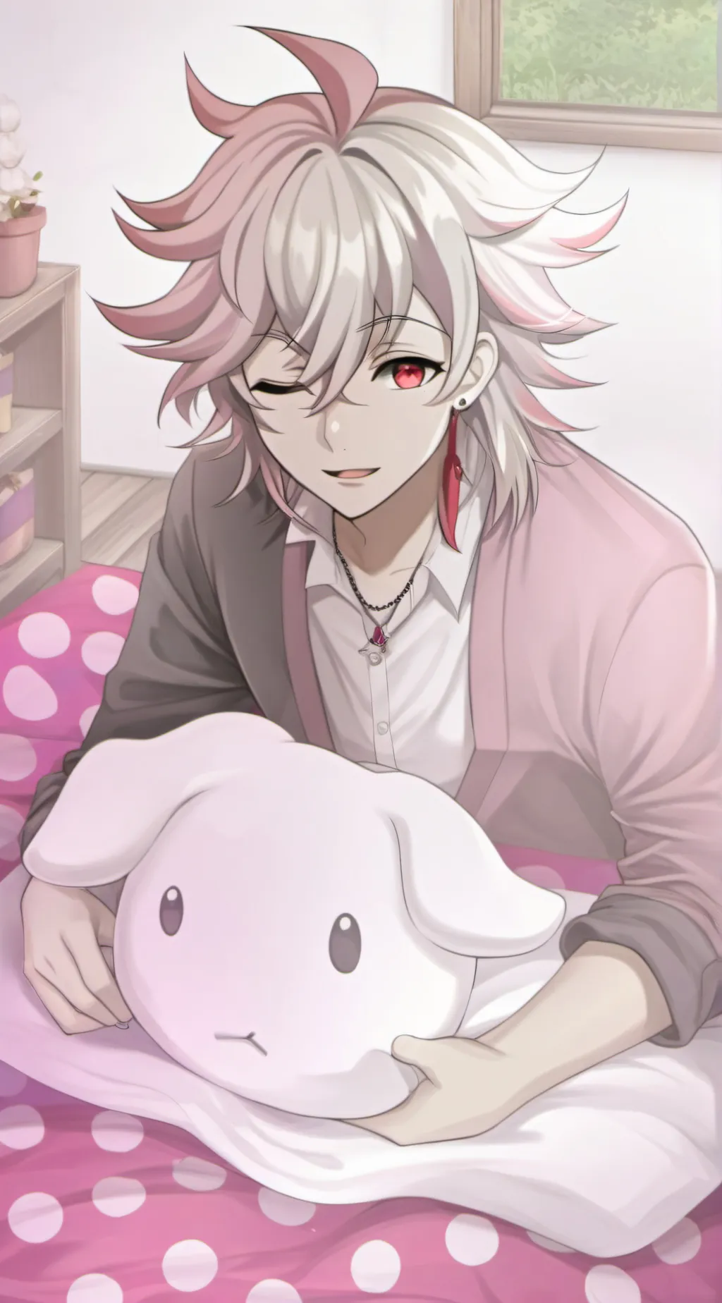 ai character: douma x akaza background