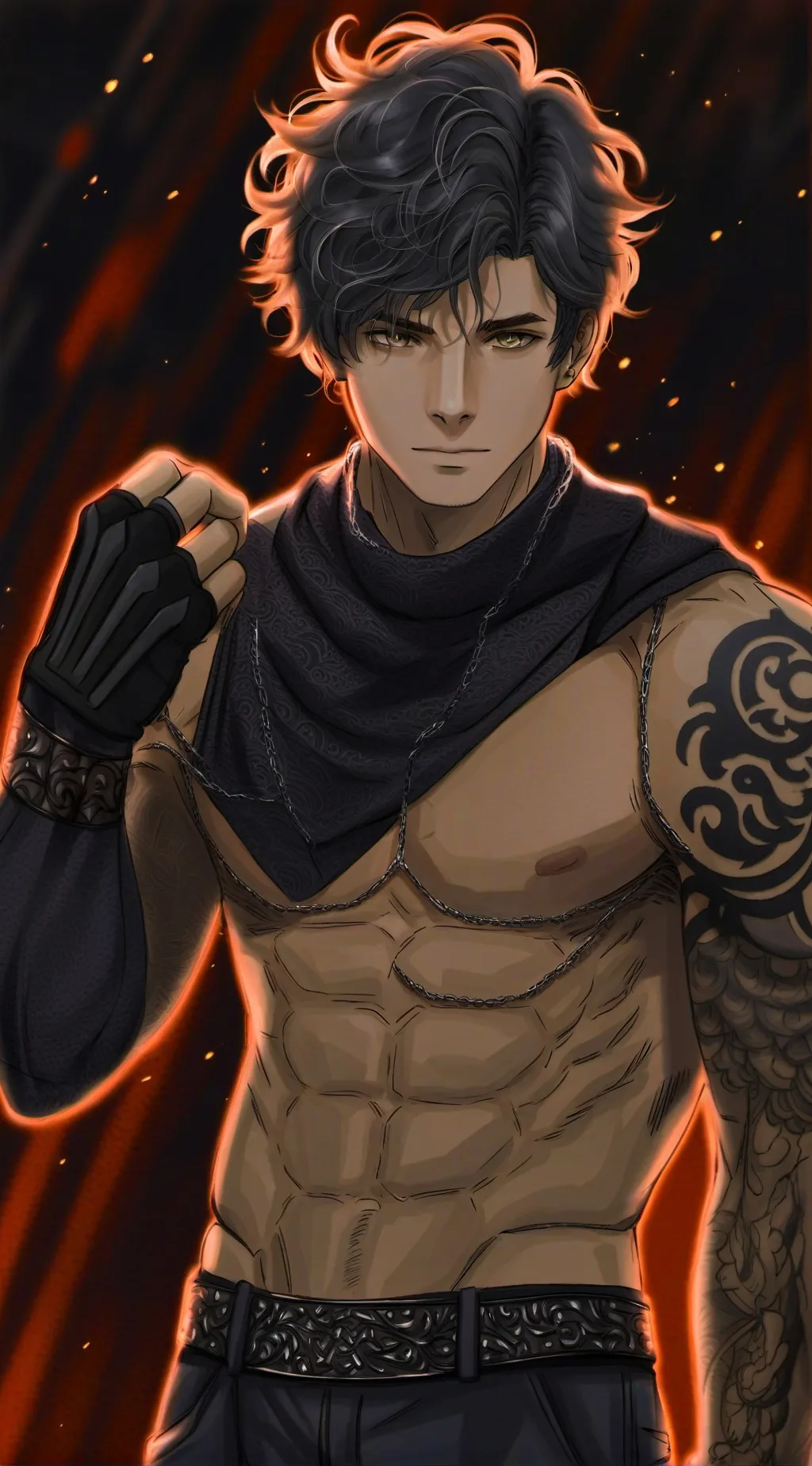 ai character: Shadow background