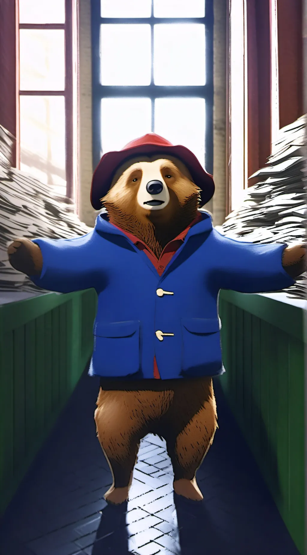ai character: Paddington background