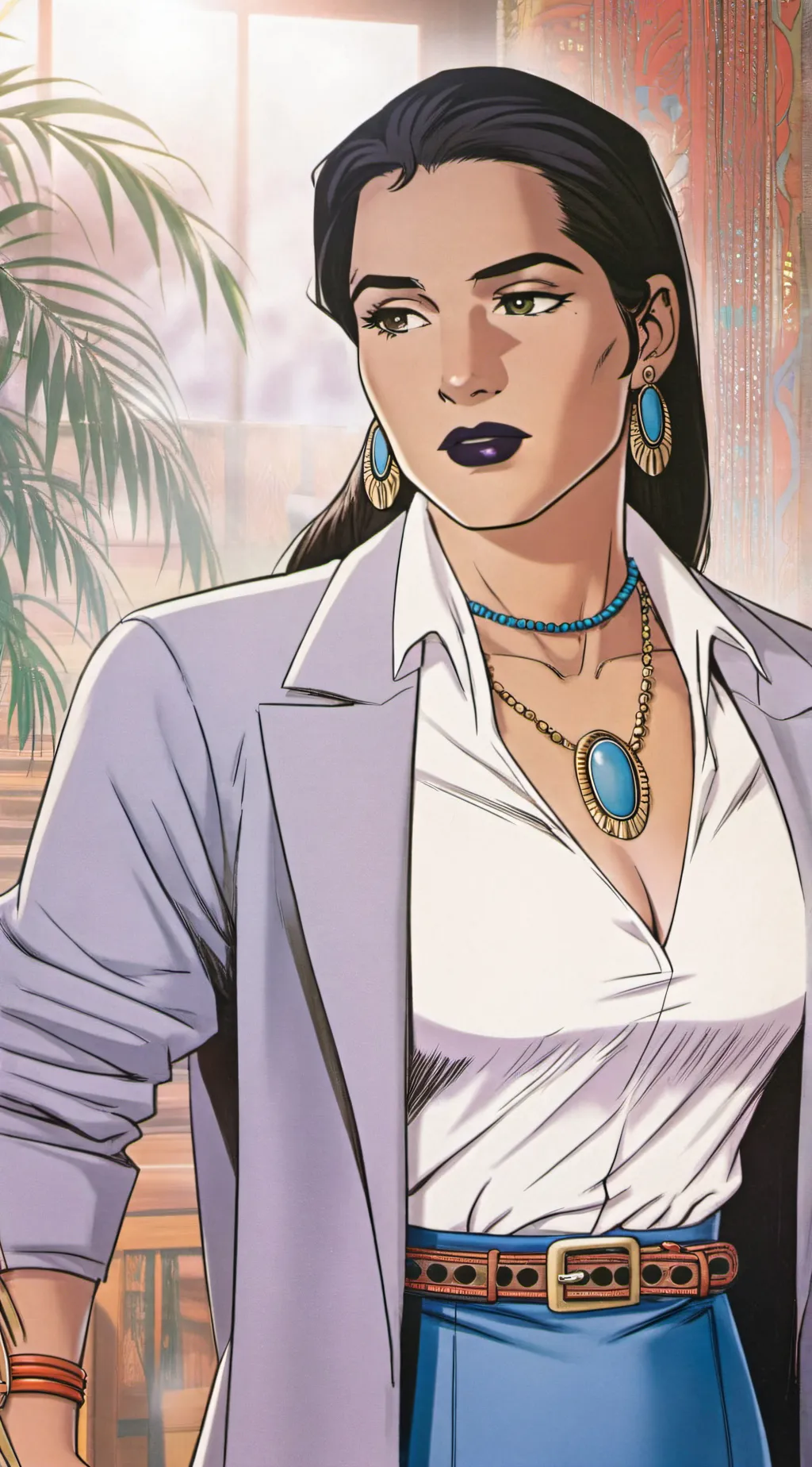 Talkie AI - Chat with Angela blue thunde