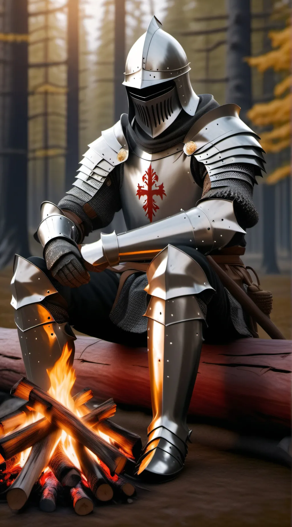 ai character: a break. background