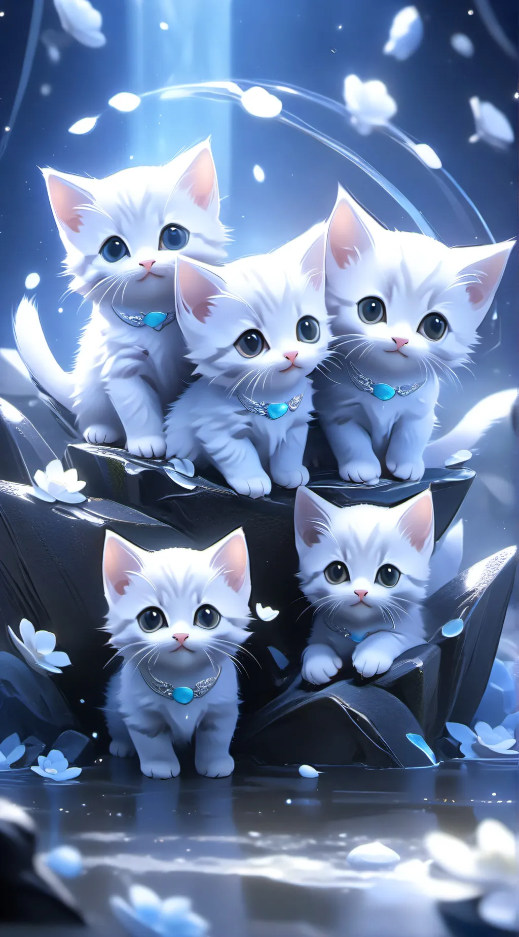 ai character: Kittens background