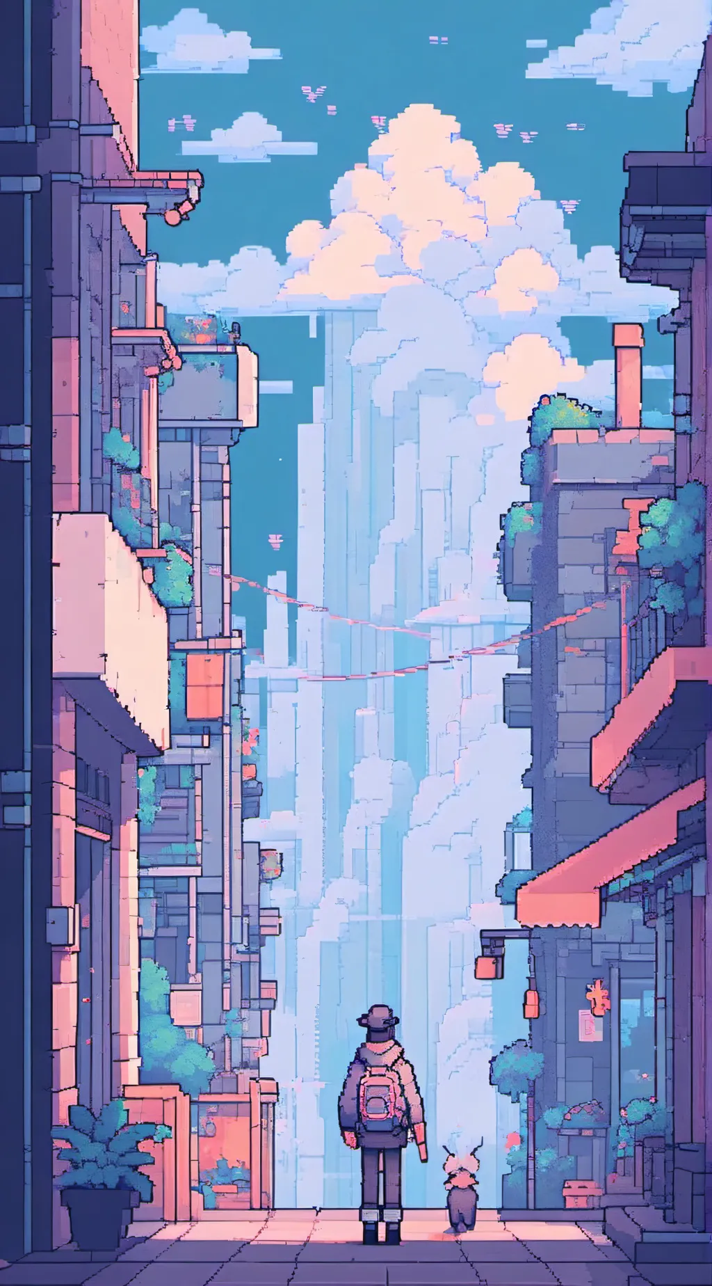 ai character: Random background