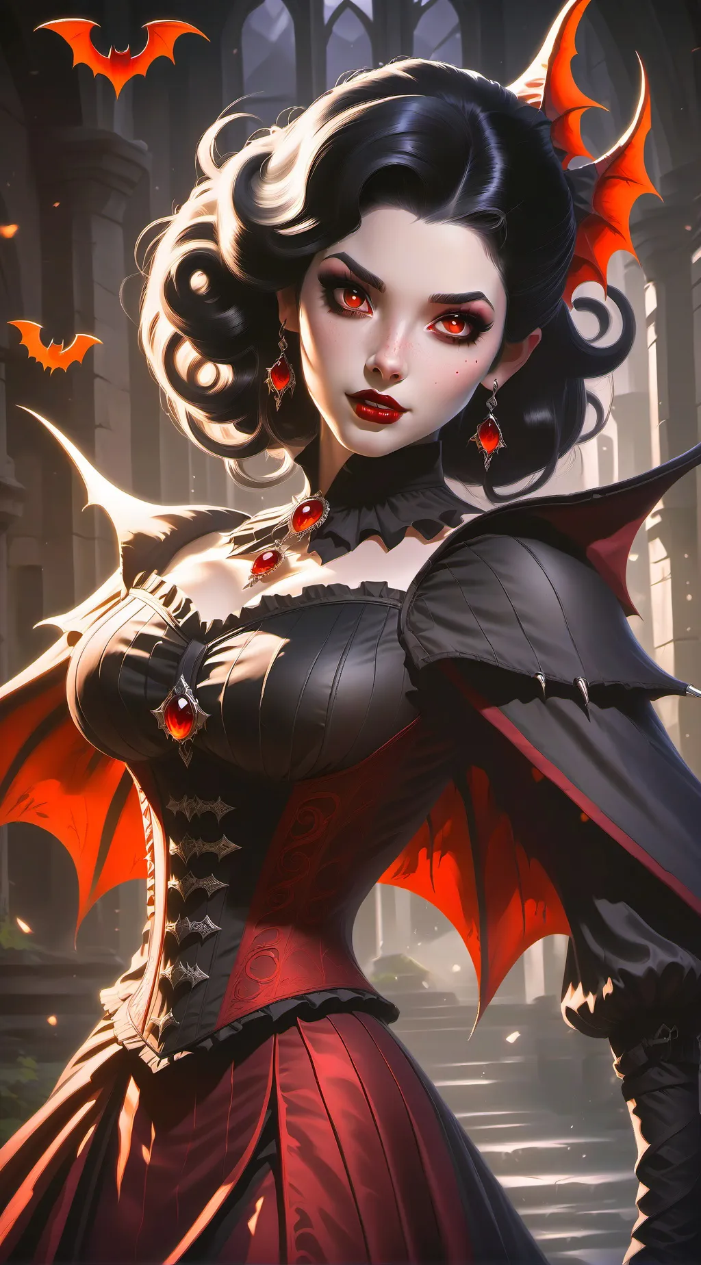 ai character: Marina Dracula background