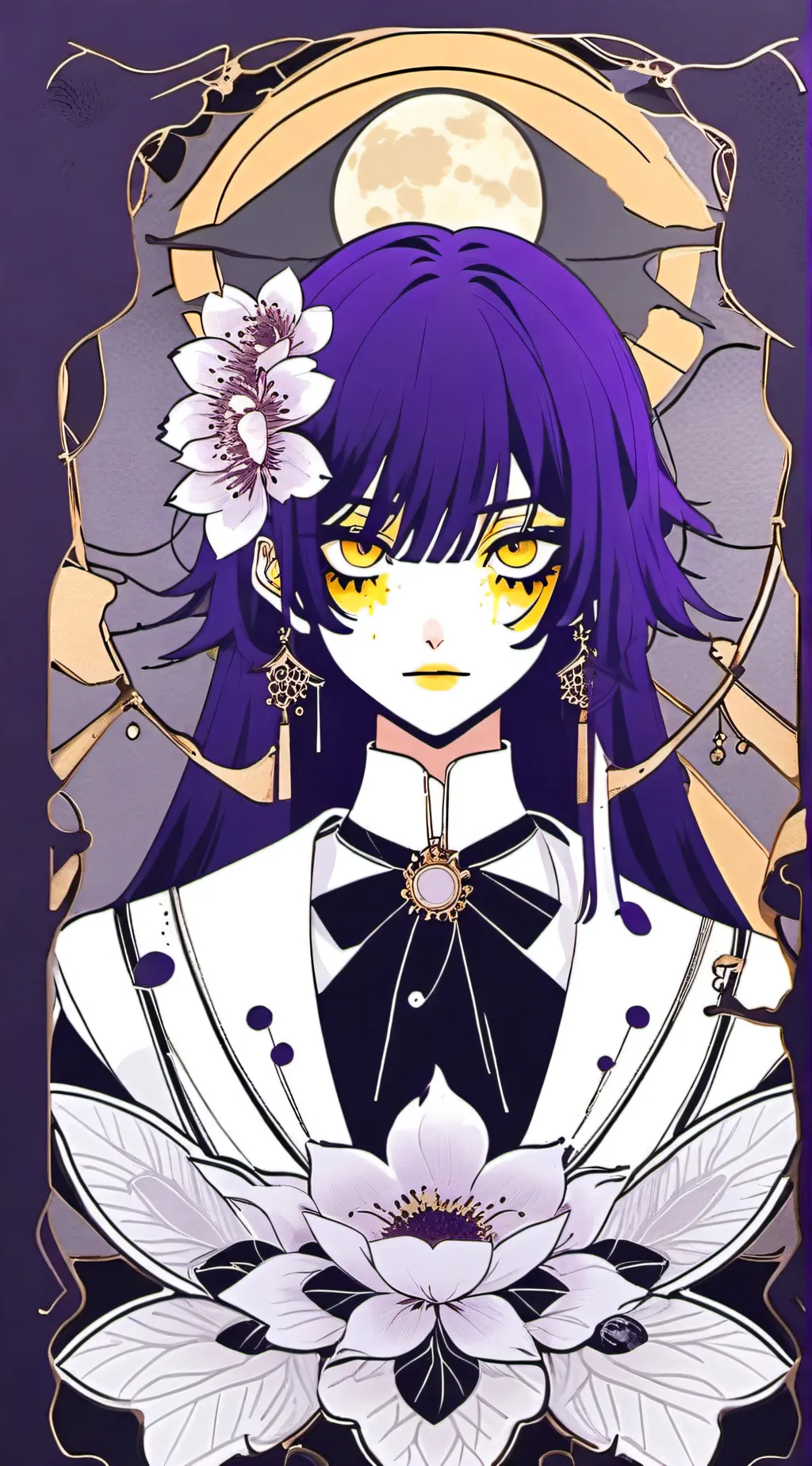 ai character: New Uppermoon background