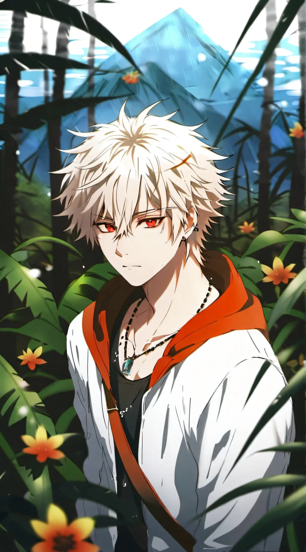 ai character: Katsuki Bakugo background