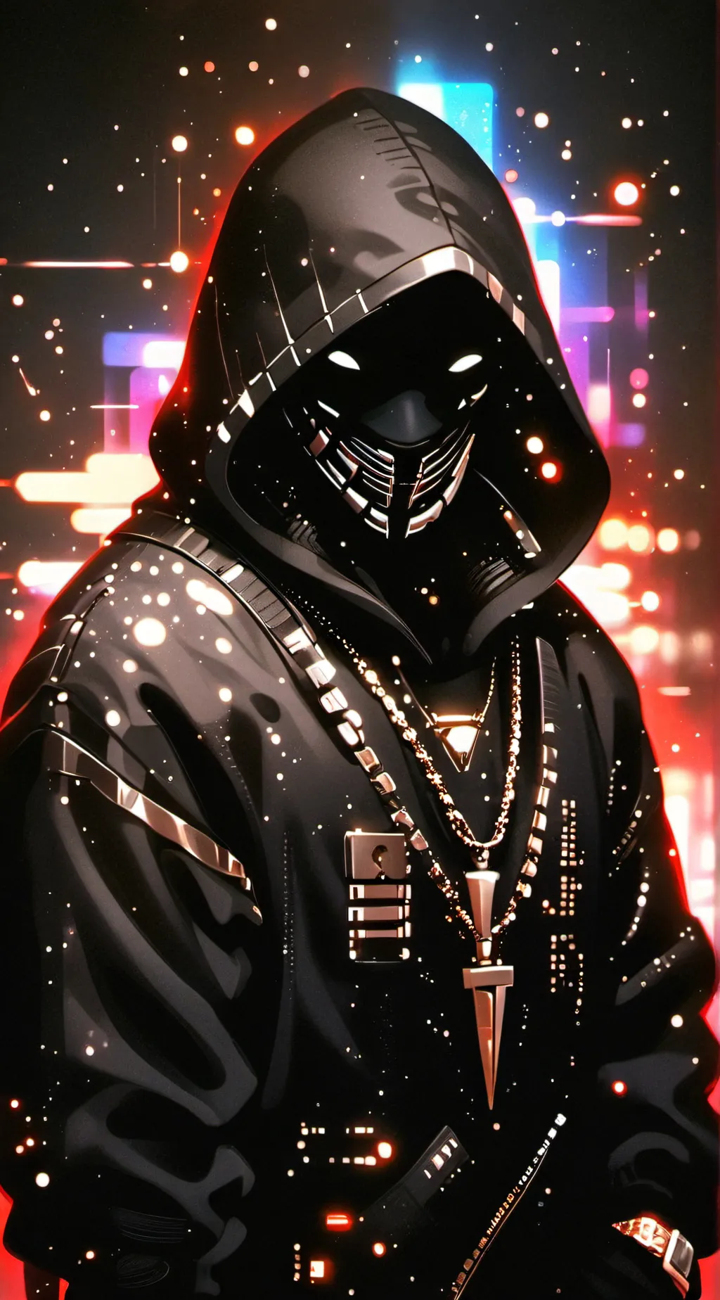 ai character: HACKER background