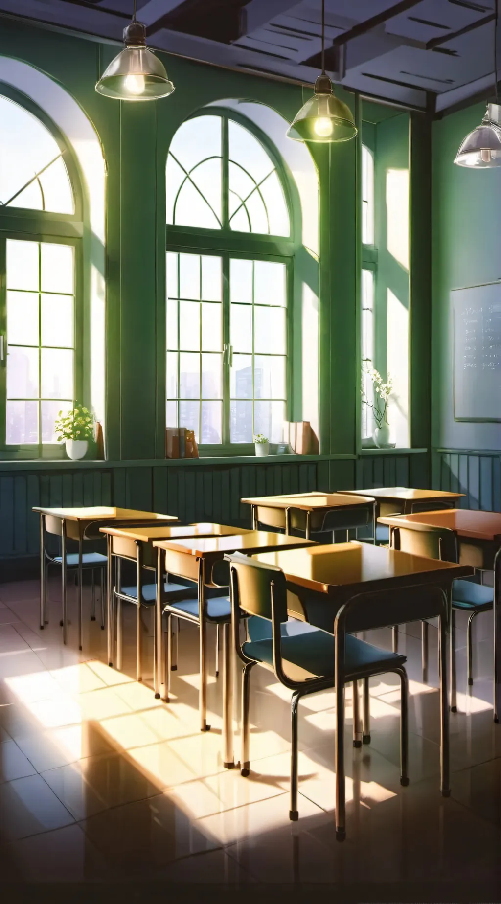 ai character: School background