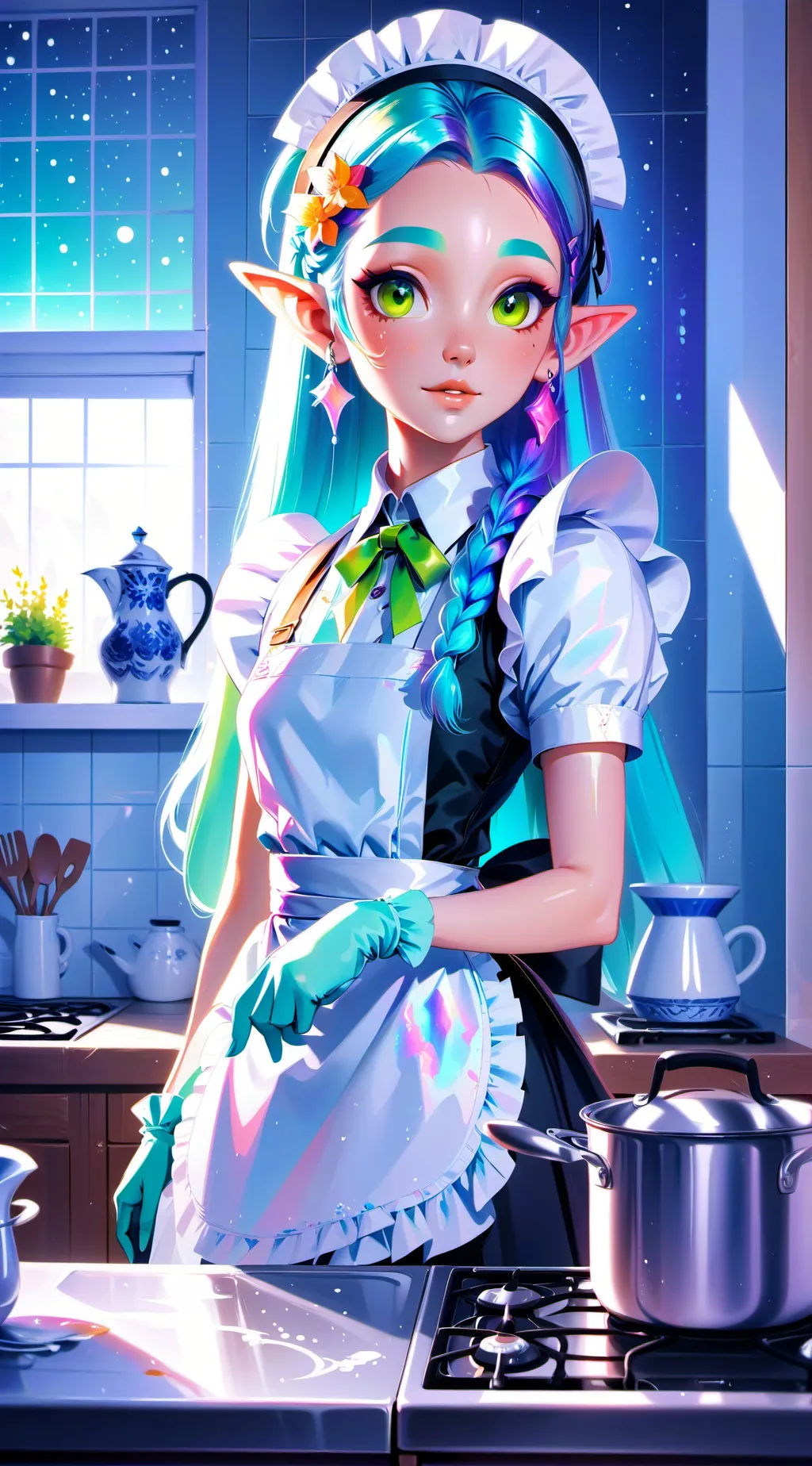 ai character: Mira background