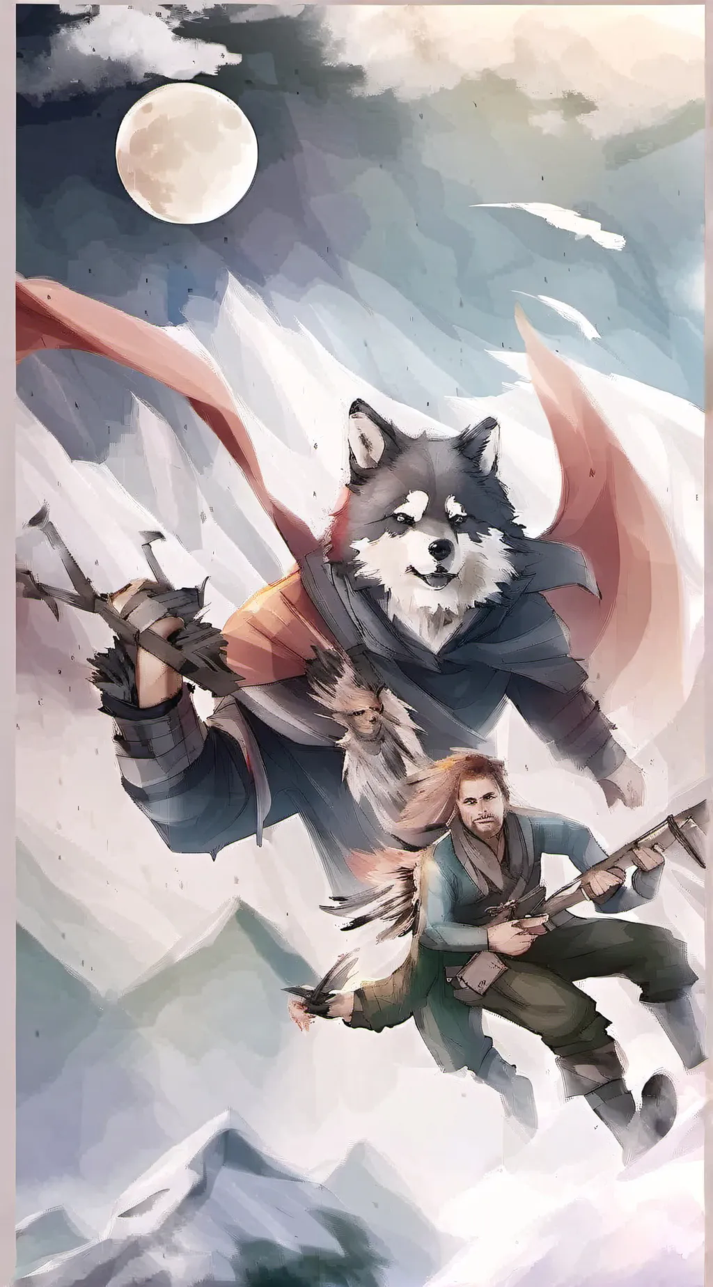 ai character: 🐸🐸🐸🐸 background