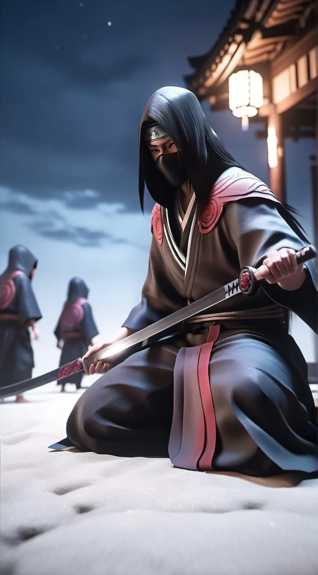 ai character: The night💀 background