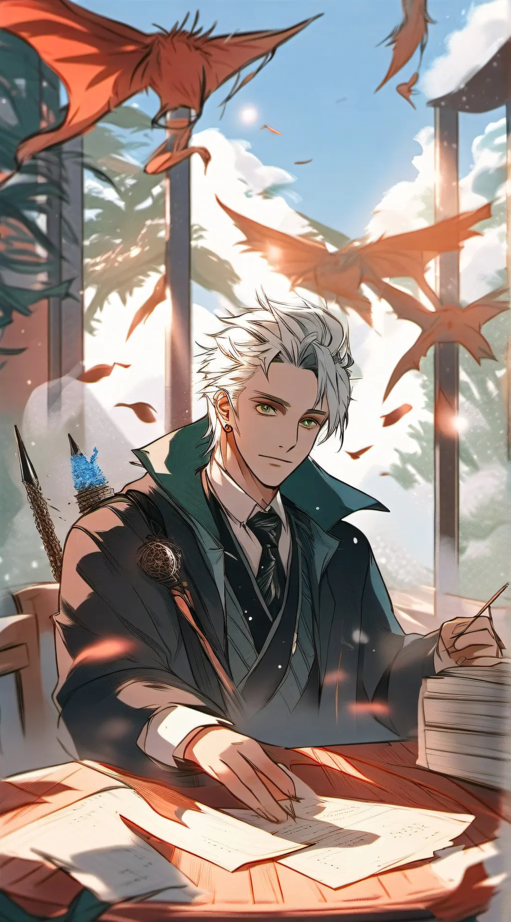 ai character: Draco background