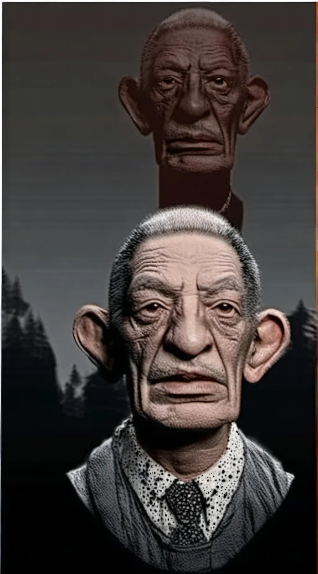 ai character: Old ahh man  background