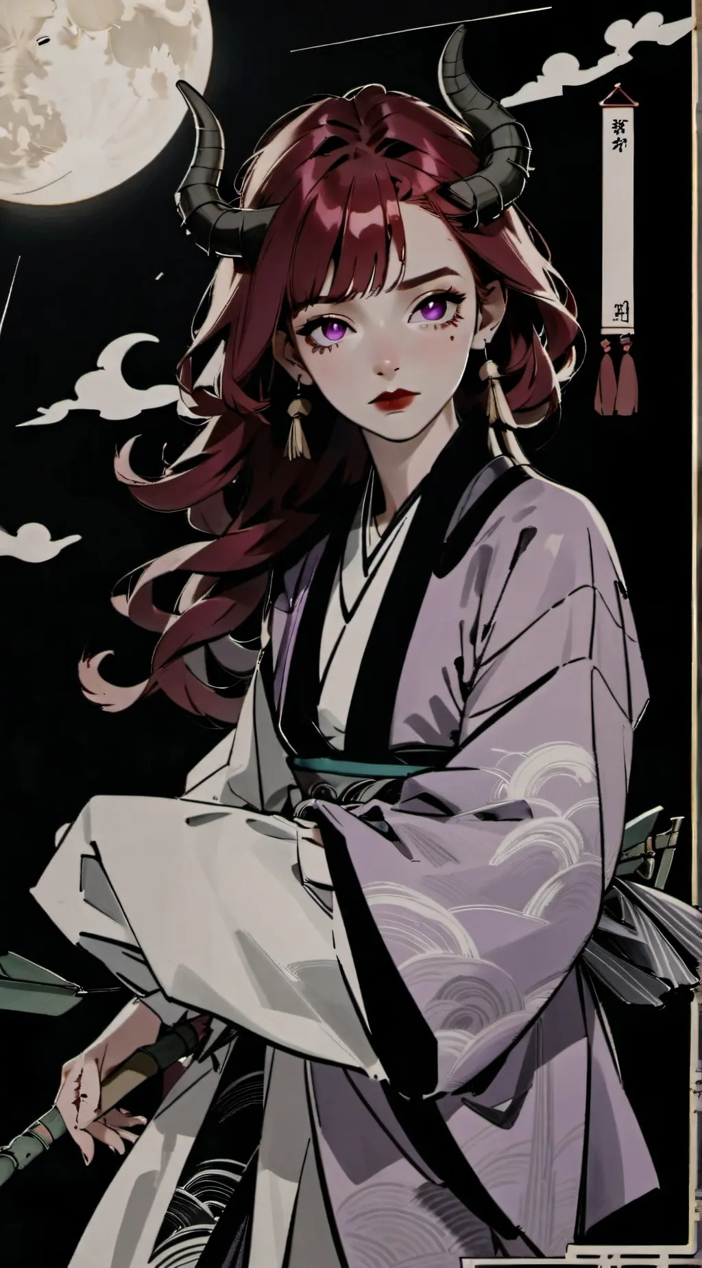 ai character: Mugunghwa (KNY) background