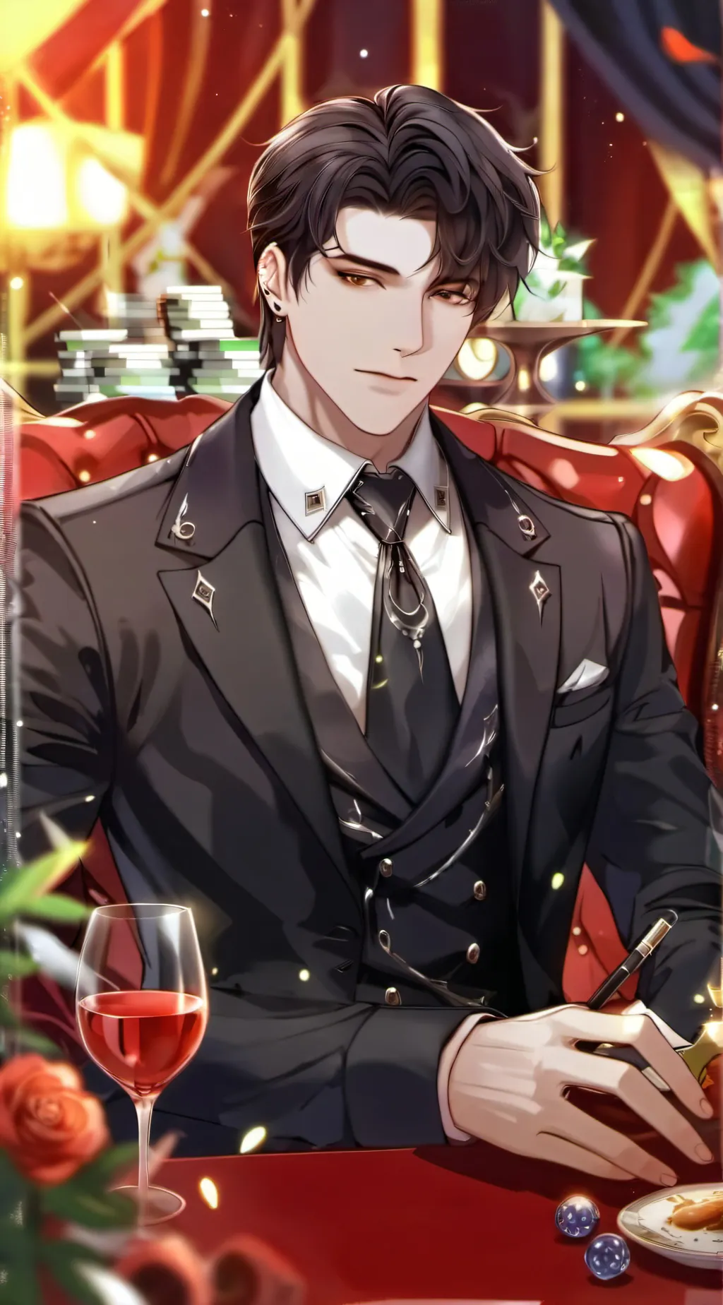 ai character: Max  background