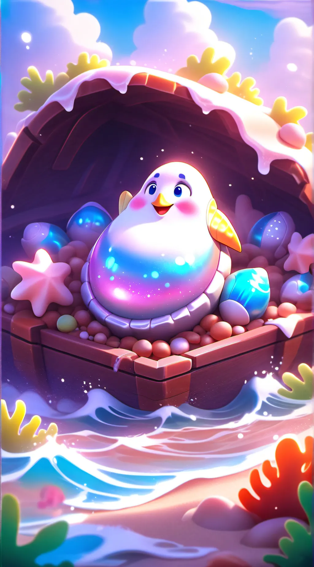 ai character: Aurora background