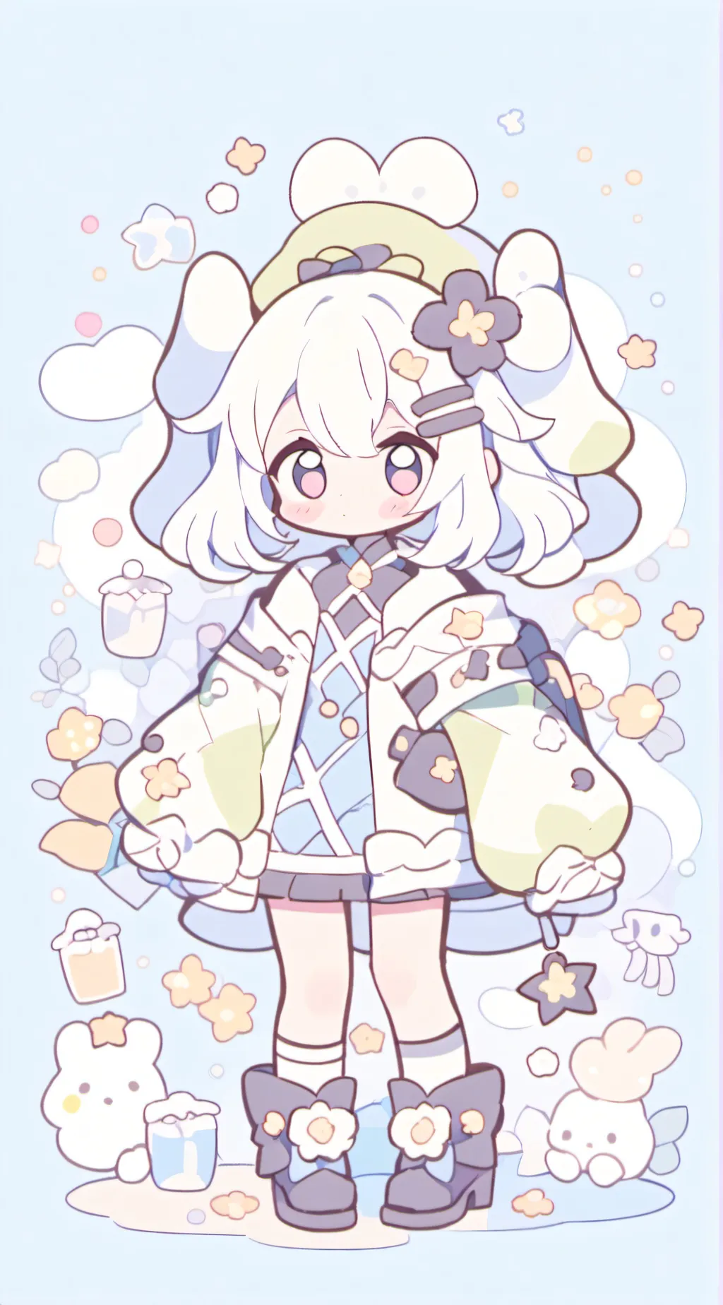 ai character: Tina  background