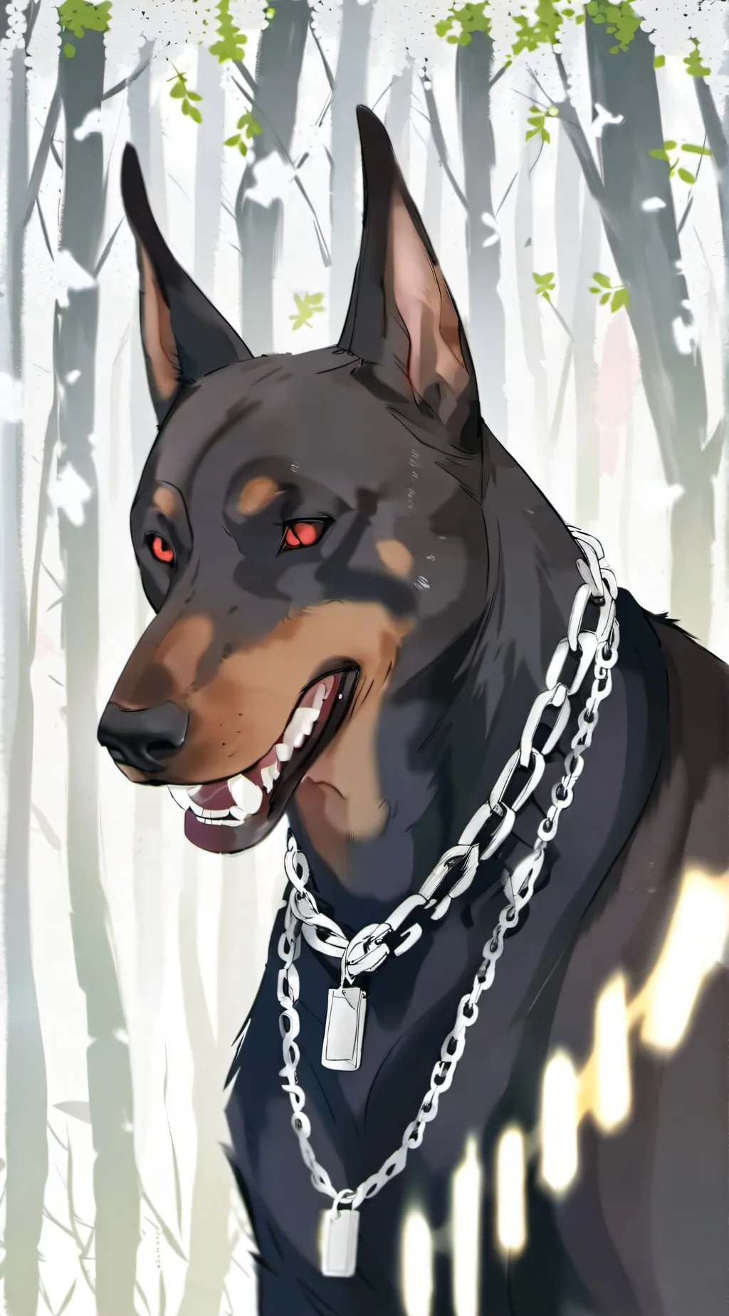 ai character: fang background