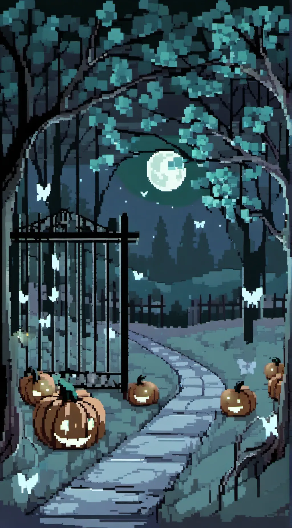 ai character: Mha Halloween! background