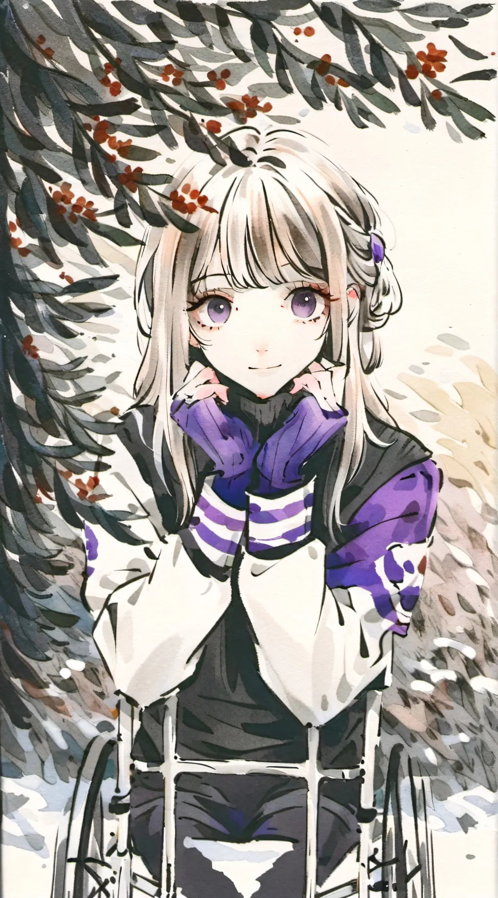 ai character: Holly background