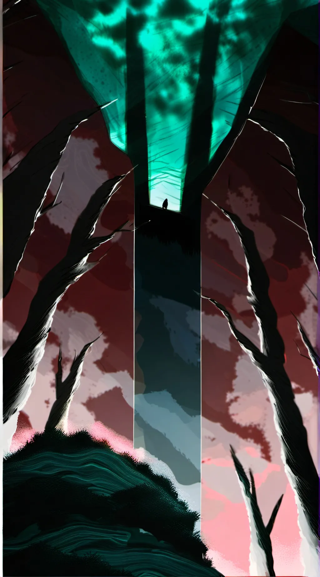 ai character: the forest🙂 background