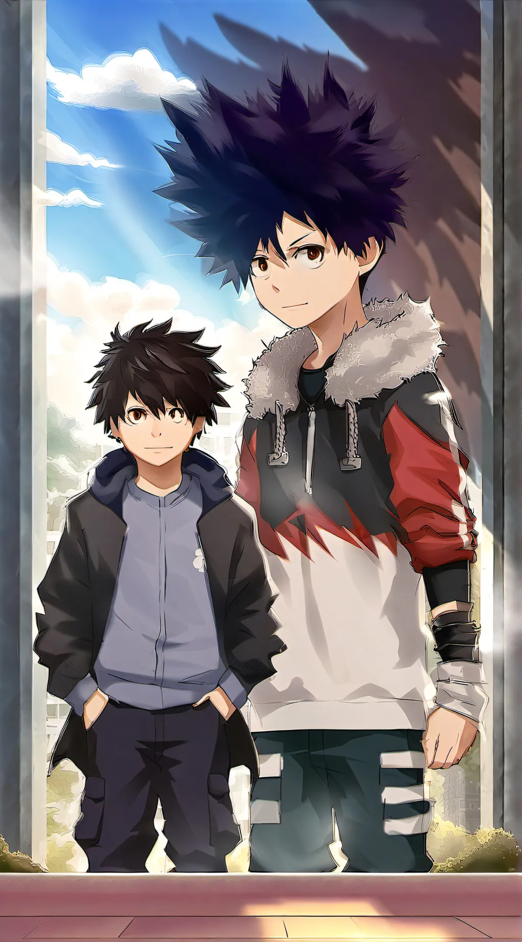 ai character: Alex Lucas Amber background