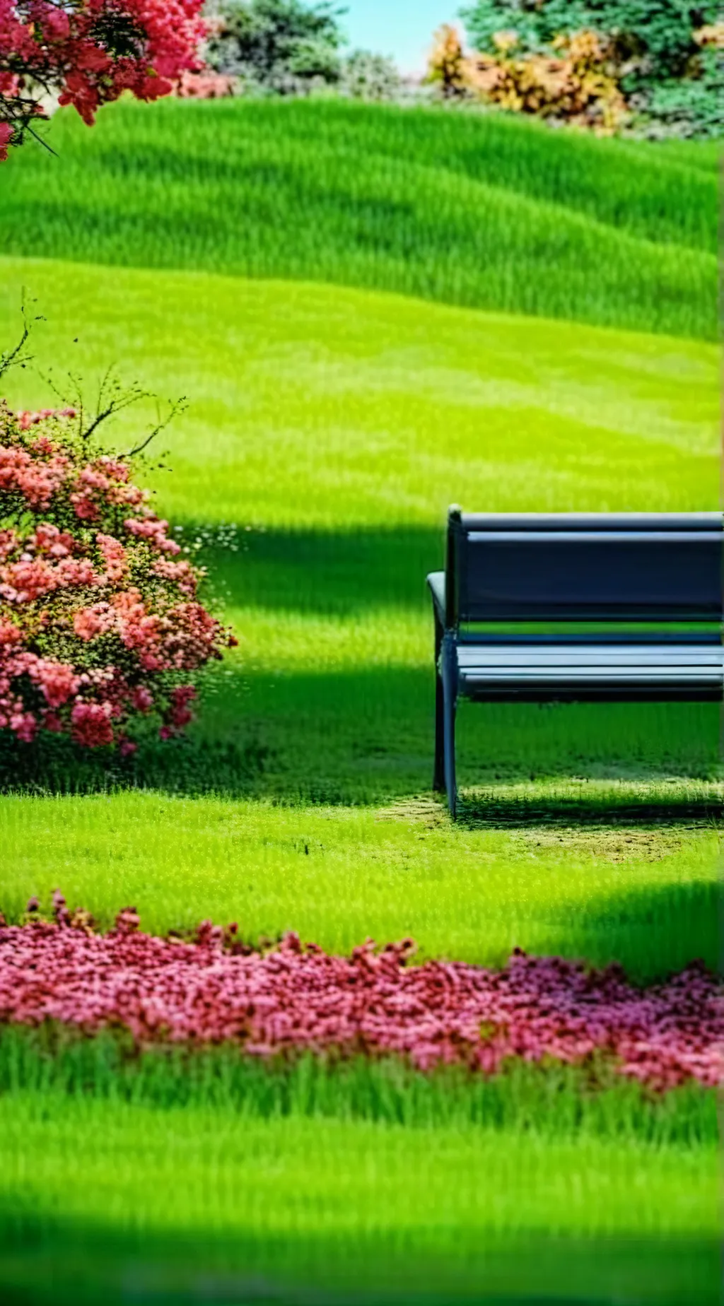 ai character: Grass background