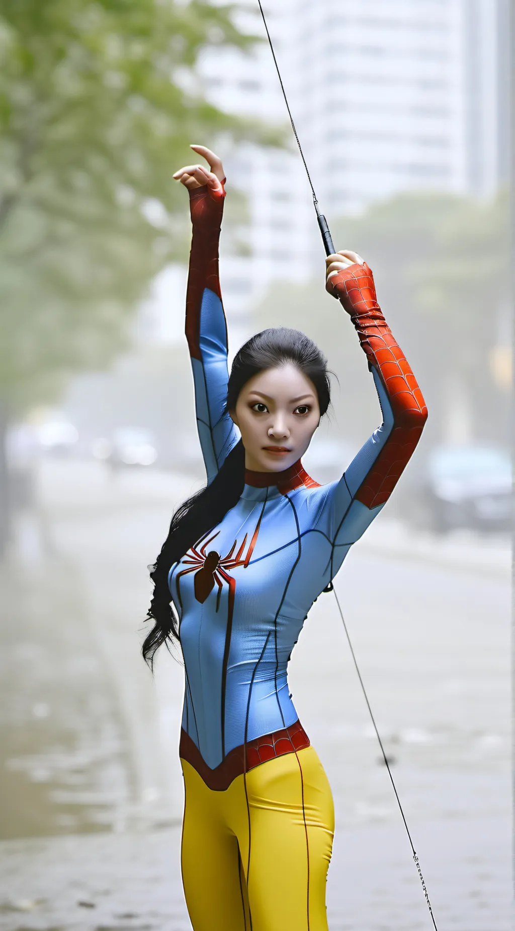 ai character: Gwen Stacy background