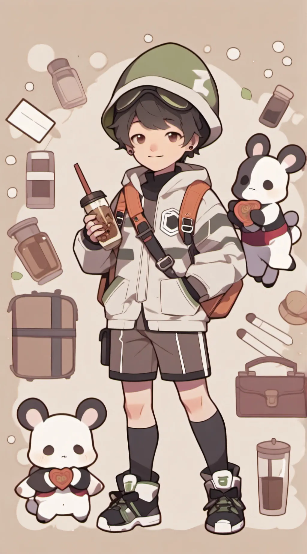 ai character: skz background