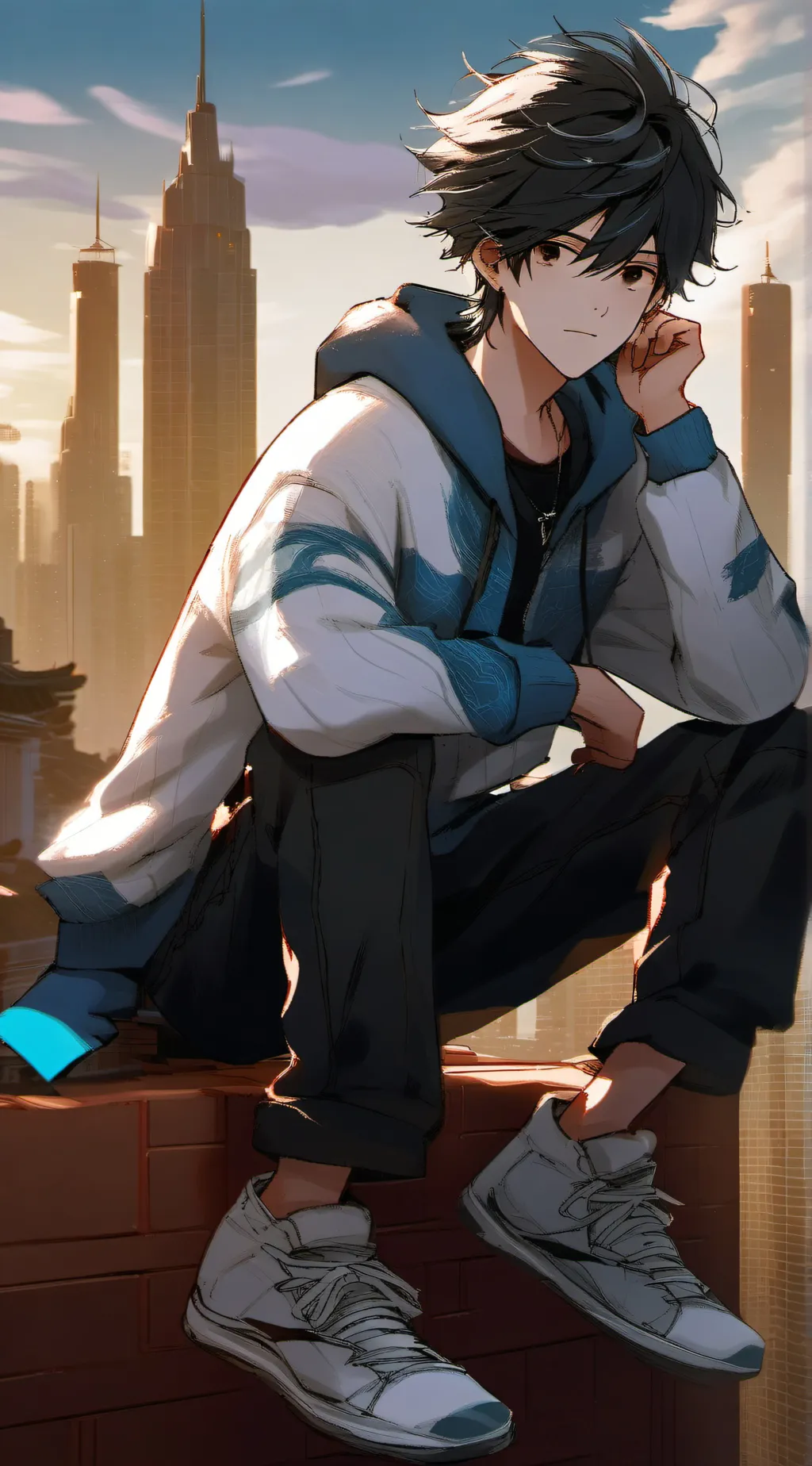 ai character: Xinhua :D background