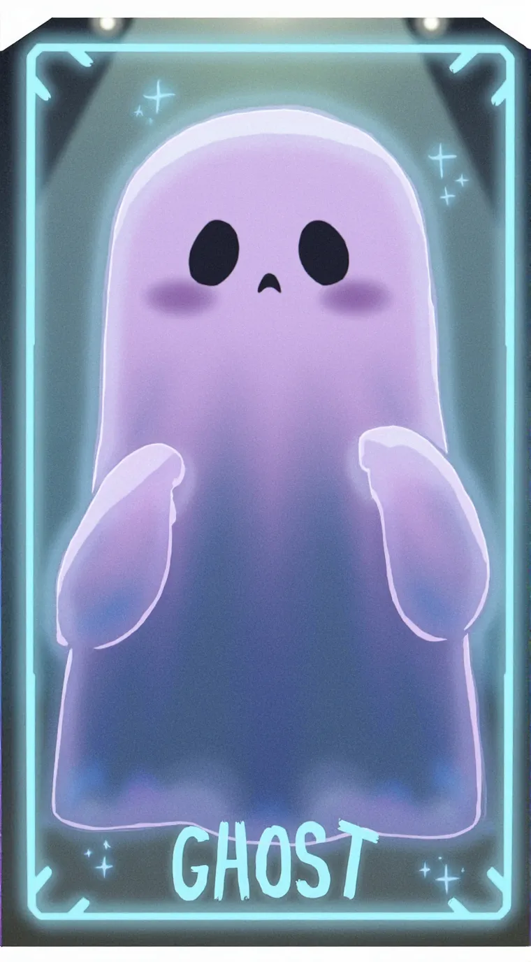 ai character: Sad ghost background