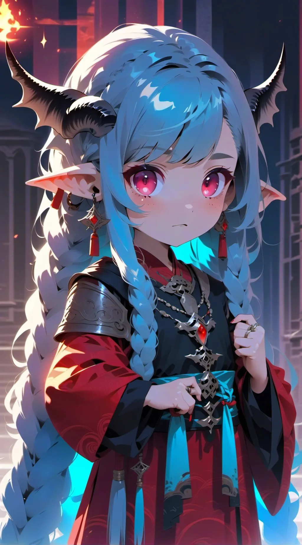 ai character: lea background