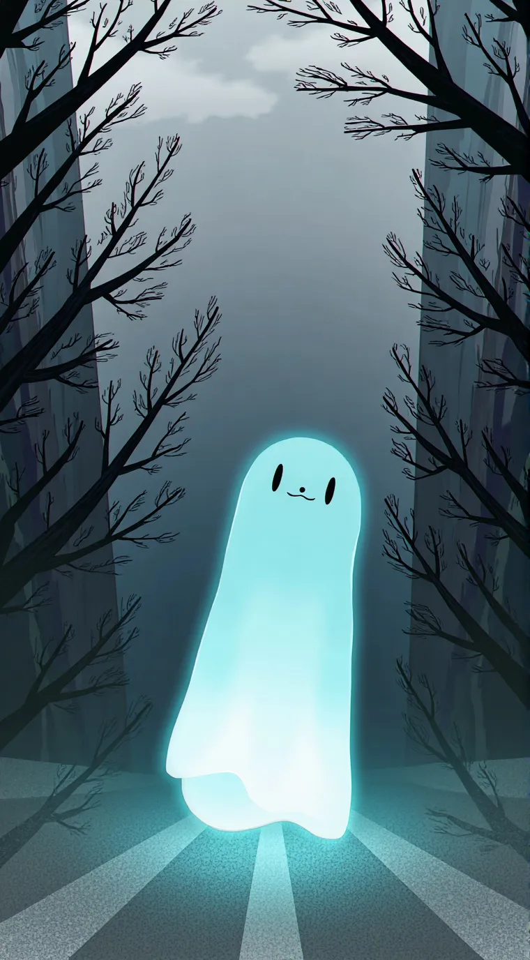 ai character: ghosty background