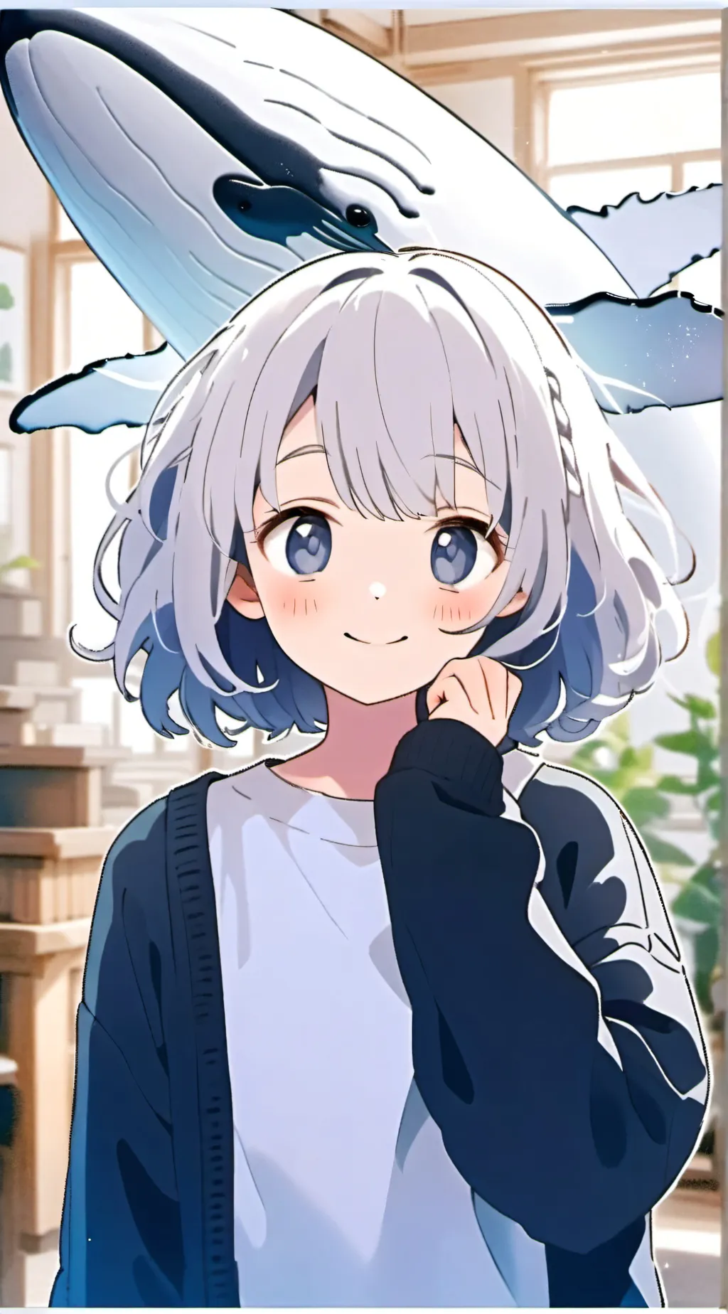 ai character: Marina, The Whales background