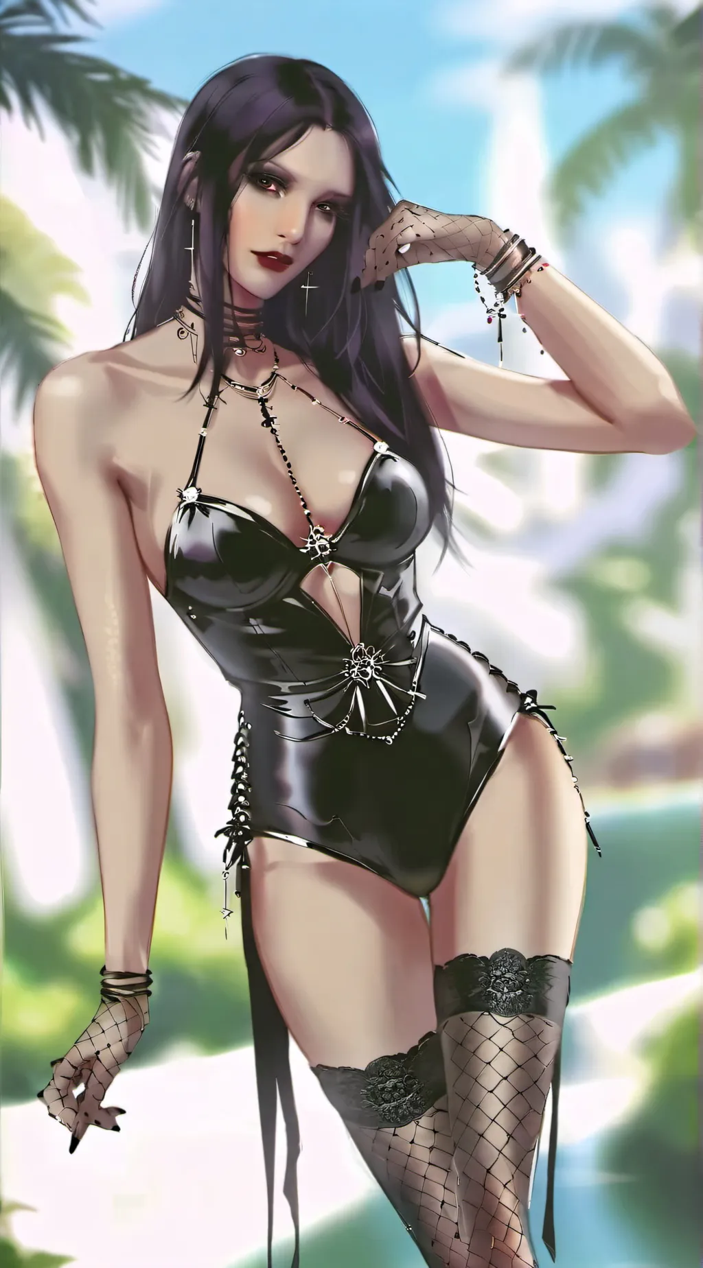 ai character: Serena Toki  background