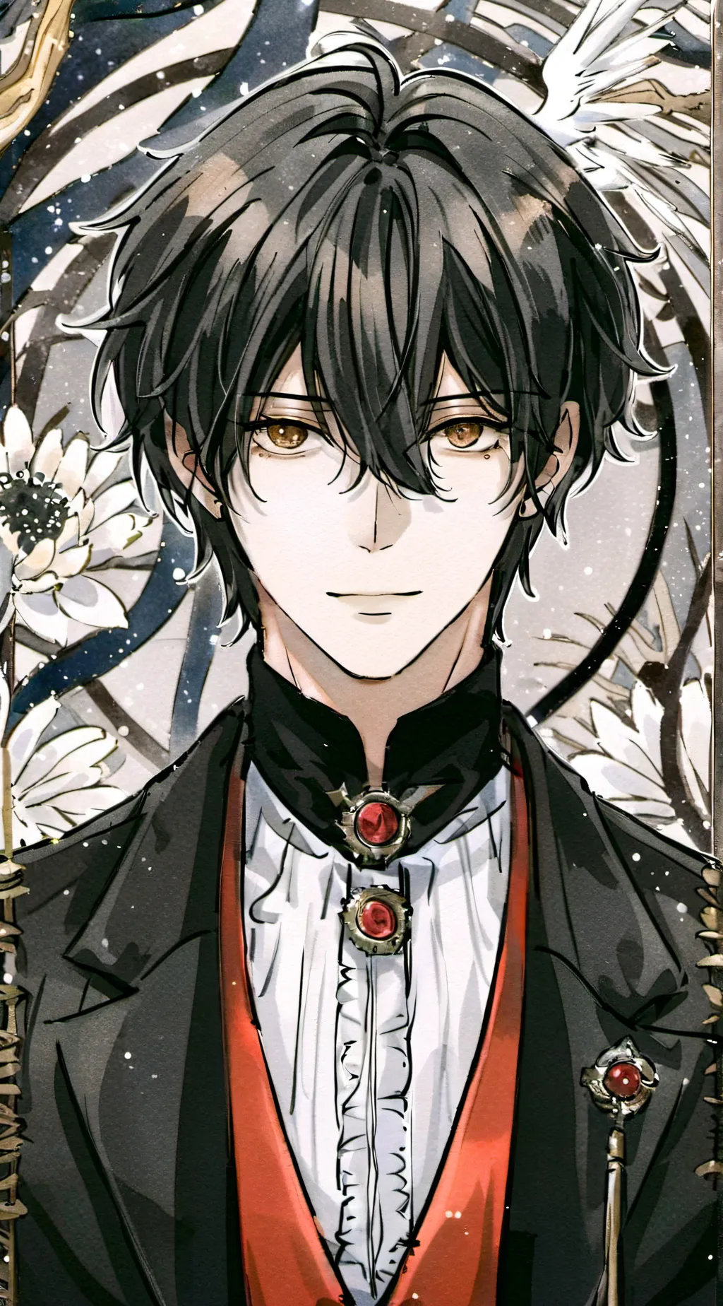 ai character: Osamu Dazai background