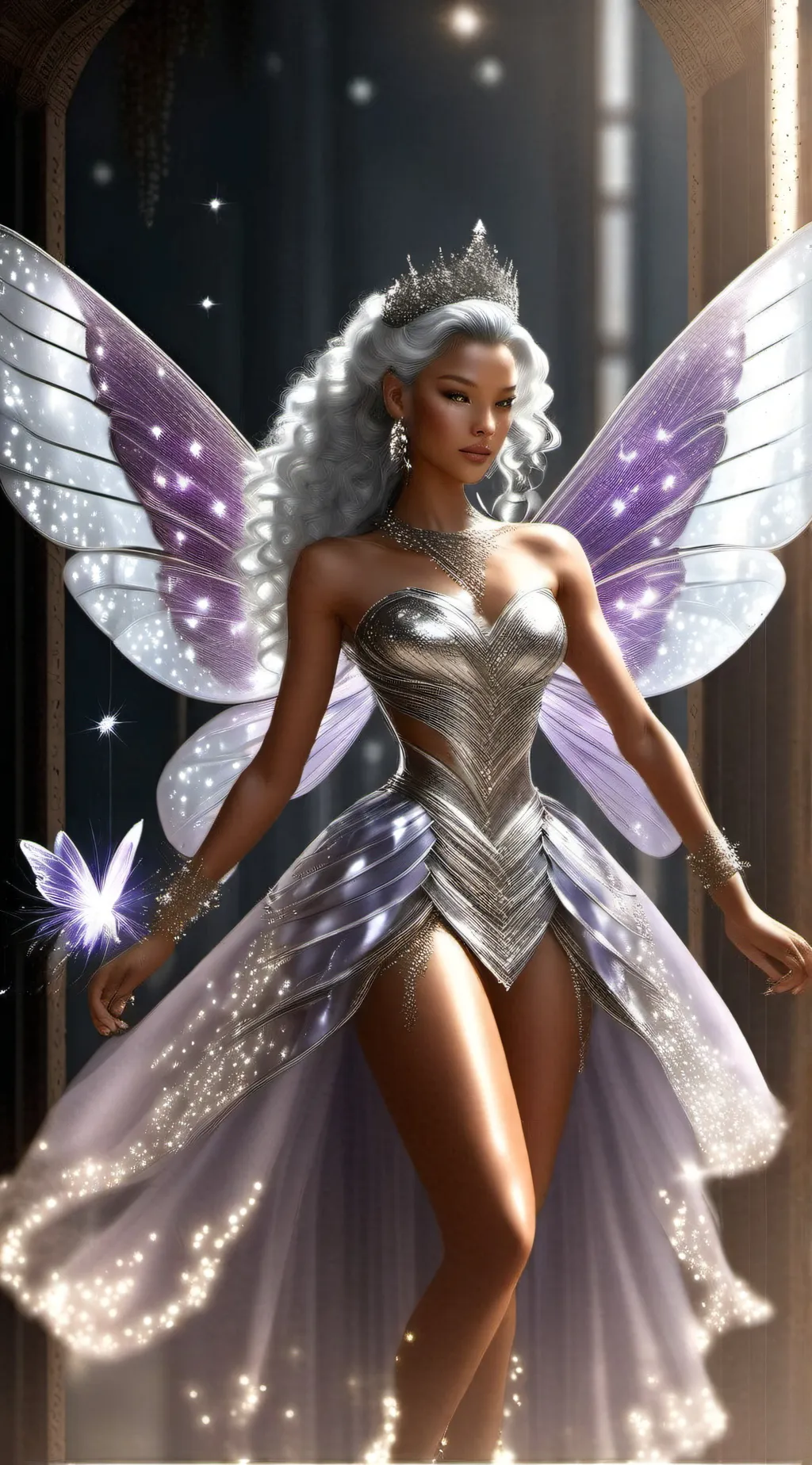 ai character: Fairy Kingdom background