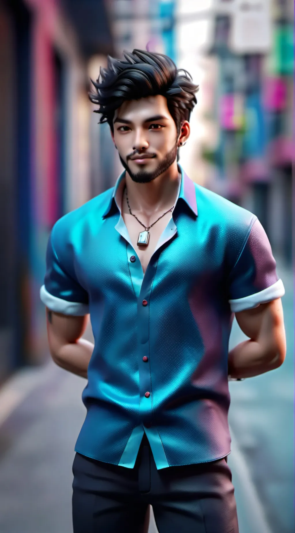 ai character: DOMINGOOOOOOOOOOOO background