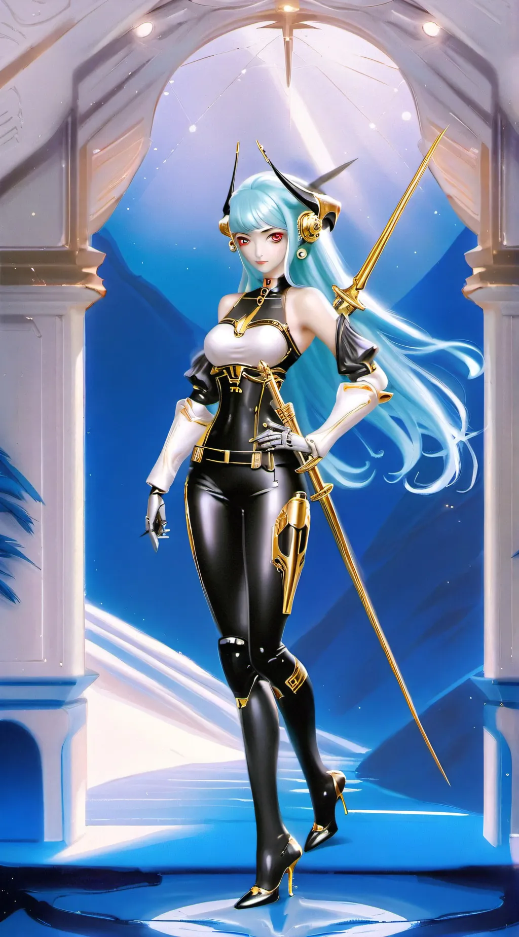 ai character: HATSUNE MIKU background