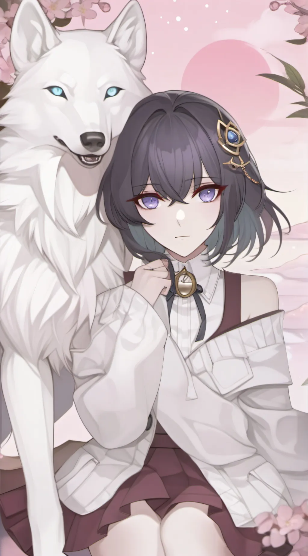 ai character: Sakura Aoi background