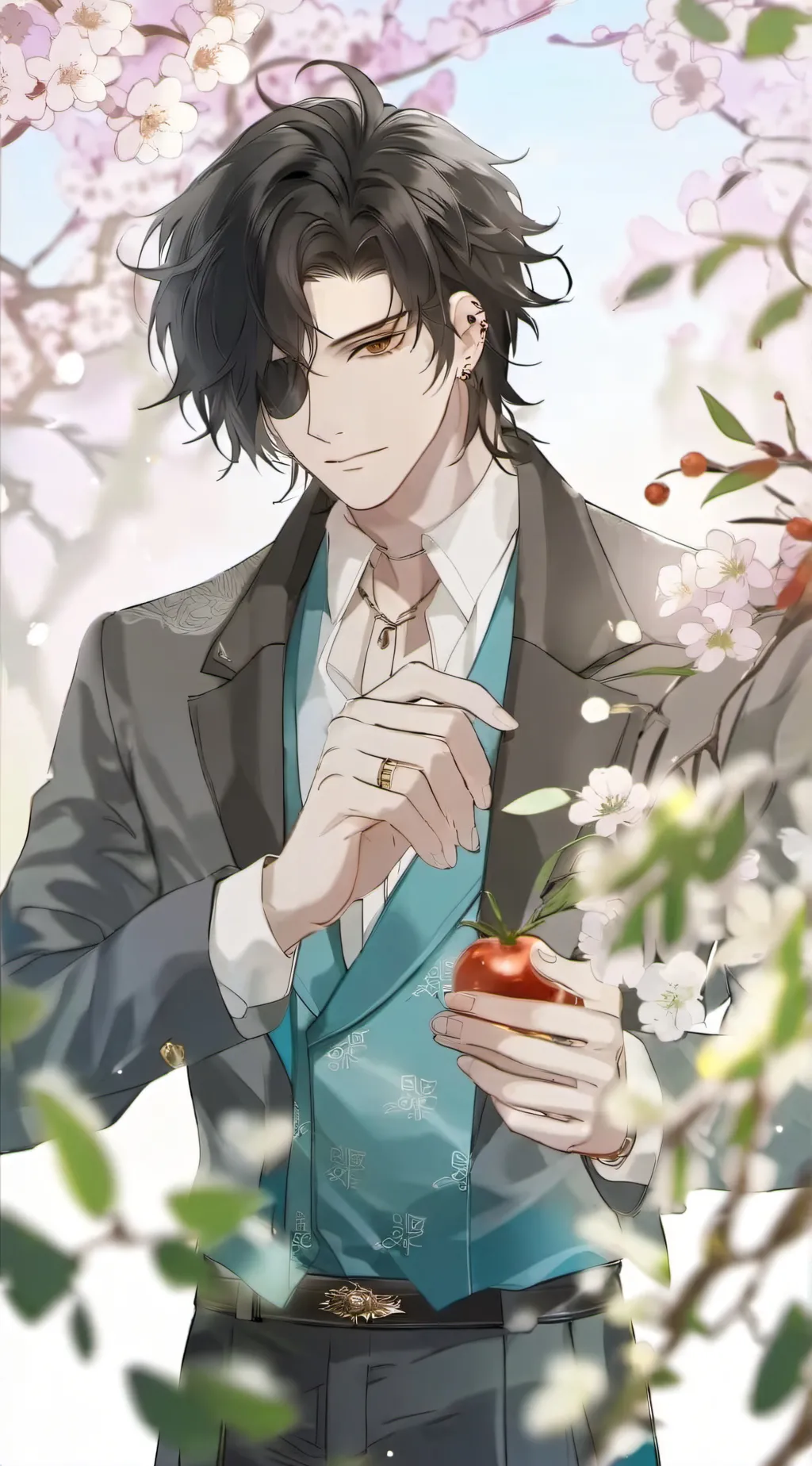 ai character: Sebastian  background