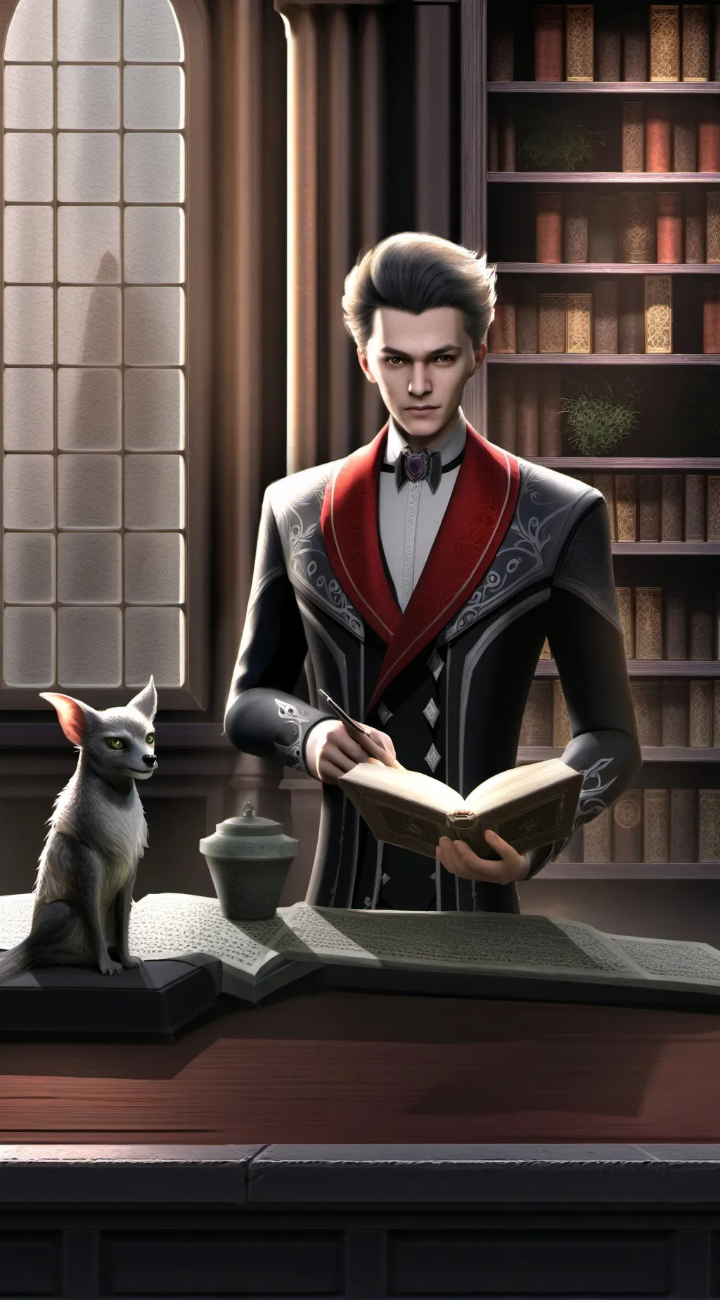 ai character: Draco background